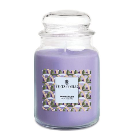 Price's MAXI vonná svíčka ve skle Purple Hush - hoření 130h