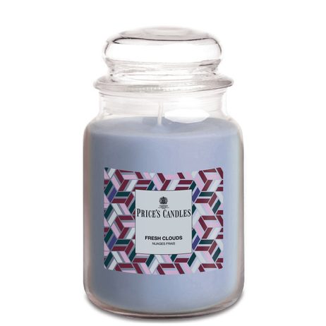 Price's MAXI vonná svíčka ve skle Fresh Clouds - hoření 130h