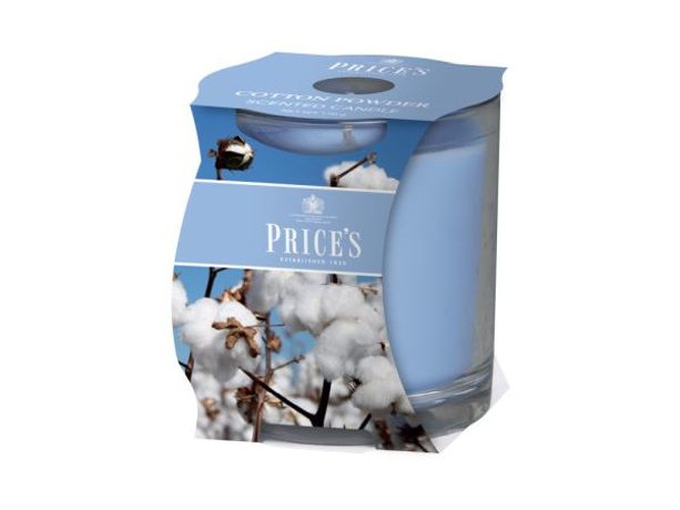 FRAGRANCE vonná sviečka v skle Bavlnený kvet - horenie 45h