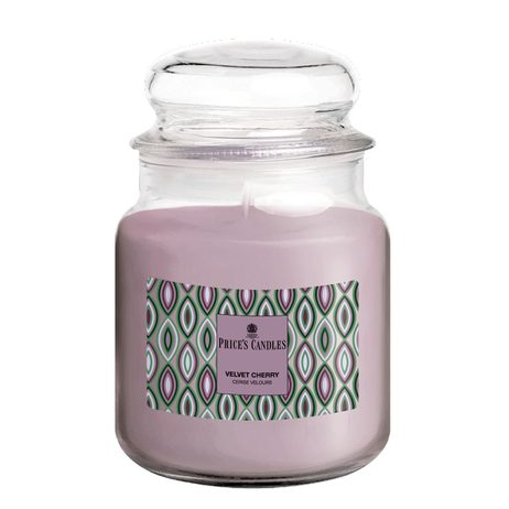 Price's MIDI vonná svíčka ve skle Velvet Cherry - hoření 80h