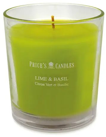 FRAGRANCE vonná sviečka v skle Limetka & Bazalka - horenie 45h