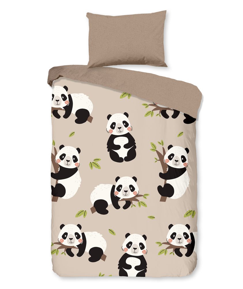 Levně Good Morning Povlečení pro miminka Good Morning Panda 100x135/40x60 cm