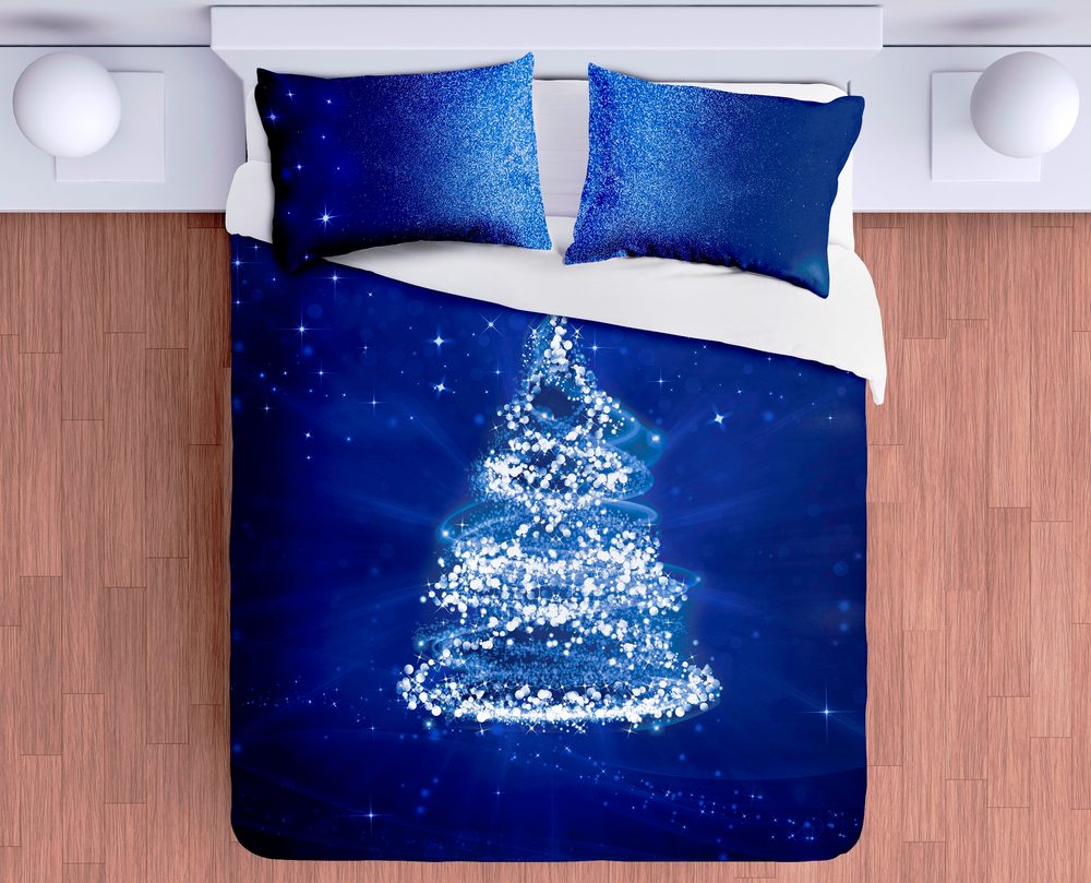 Gipetex Natural Dream 3D italské povlečení 100% bavlna X-mass tree - Vánoční stromeček