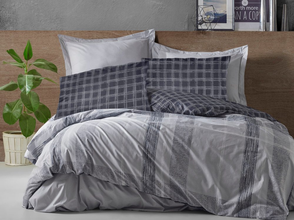 Levně Cottonbox povlečení 100% bavlněné renforcé Miranda grey