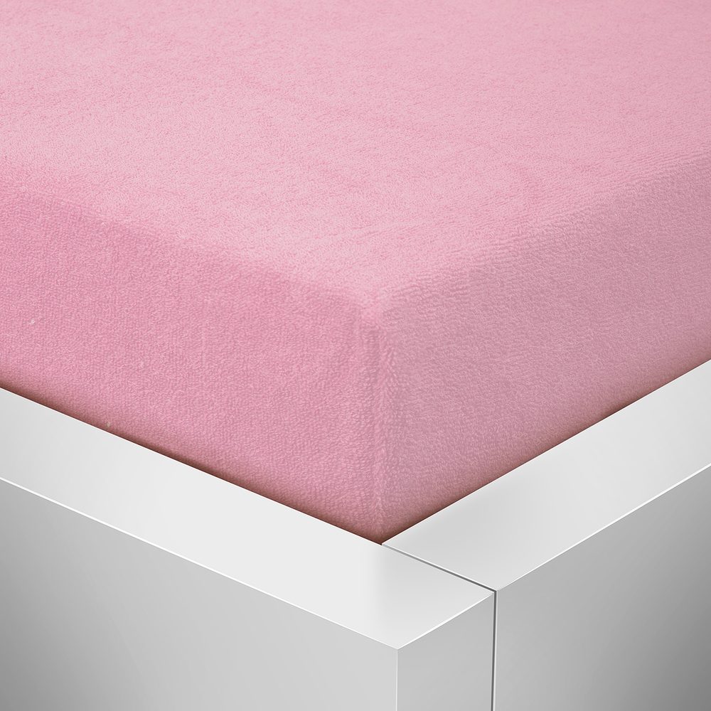 Levně Homeville froté prostěradlo české výroby růžová 30cm výška