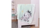 Dečka pro miminka Zebra 75x100 cm