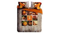 3D italské povlečení 100% bavlna Canella pomeranč & hřebíček