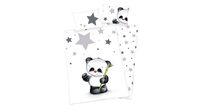 Povlečení pro miminka Panda hvězdičky 100x135/40x60cm