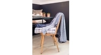 Pléd Mistral Home Flannel printed Navy check modrá 150x200 cm