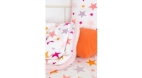 Dětský polštářek beránek Mistral Home Starry sky růžová hvězdičky 40x40 cm