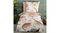 Povlečení Good Morning 100% bavlna Dino 140x200/70x90 cm