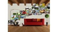 1Wall Kreativní koláž na zeď 64 dílů 37,5 x 27,5cm Farma