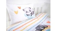 Obliečky pre bábätká Rainbow Panda 100x135/40x60cm