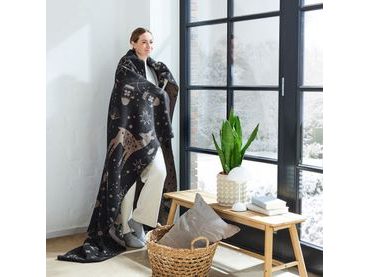 IBENA akrylový pléd Appenzell 150x200 cm se zimním motivem