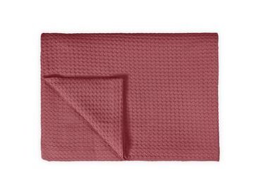 Vandyck Luxusní přehoz na postel Home Piqué waffle Wild rose