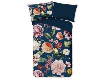 Povlečení Descanso Organic bavlněný satén FIORI Green 140x200/70x90 cm