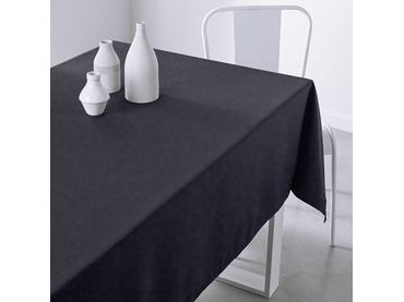 TODAY obrus Essential 100% polyester Fusain - tm. sivá