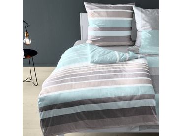 Bierbaum obliečka bavlnený satén 6699 Stripe Mint 140x200/70x90 cm