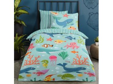 Obliečky Good Morning 100% bavlna Ocean 140x200/70x90 cm