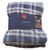 Pléd Mistral Home Flannel printed Navy check modrá 150x200 cm
