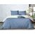 Mistral Home povlečení bavlněný perkál Doubleface sv. modrá/bílá
