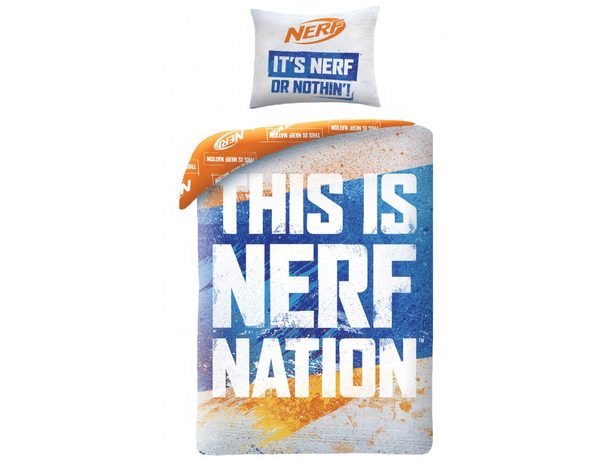 Obliečka Nerf Nation NF-0129BL 140x200/70x90 cm
