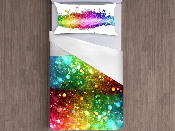 3D italské povlečení 100% bavlna Glitter