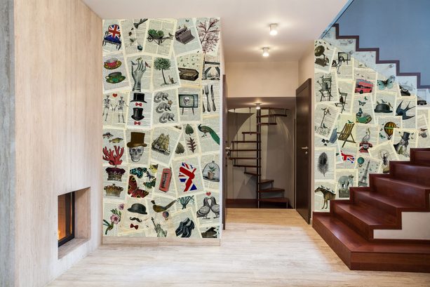 1Wall Kreativní koláž na zeď 64 dílů 37,5 x 27,5cm Marion McConaghie