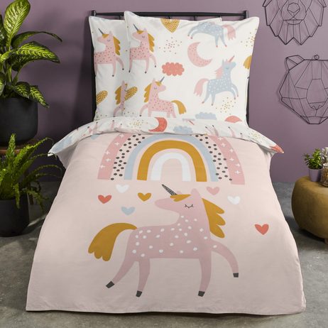 Povlečení Good Morning 100% bavlna Unilove 140x200/70x90 cm