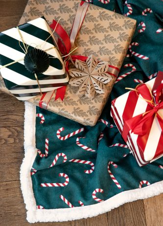 Pléd Mistral Home beránek Candy Cane 130x170 cm