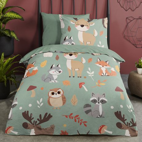 Povlečení Good Morning 100% bavlna Ville 140x200/70x90 cm