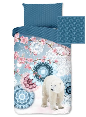 Designové povlečení HIP flanel 30093 KODIAK 140x200/70x90 cm