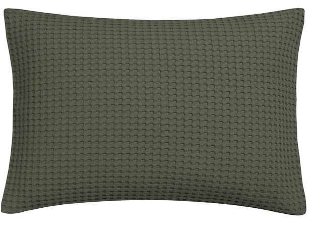 Vandyck Luxusná obliečka na vankúš Home Piqué waffle 40x55cm Earth green