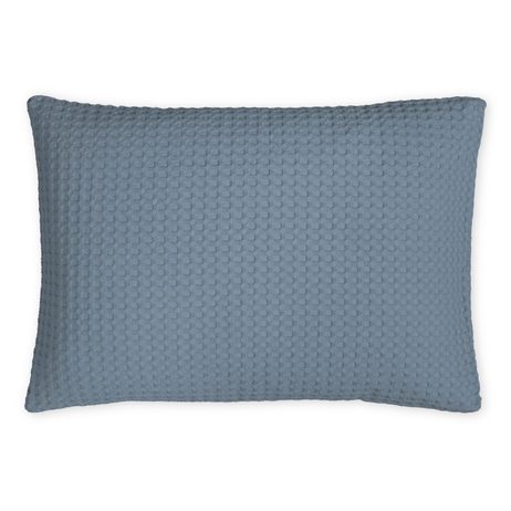Vandyck Luxusní povlak na polštář Home Piqué waffle 40x55cm Faded denim