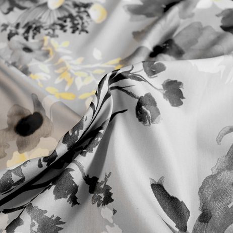 Bierbaum povlečení bavlněný satén 6475 Yellow Garden 140x200/70x90 cm