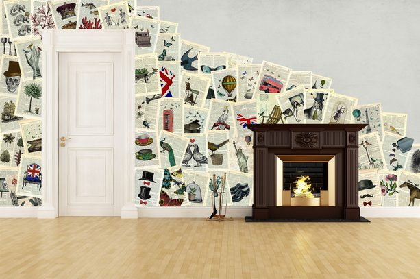 1Wall Kreativní koláž na zeď 64 dílů 37,5 x 27,5cm Marion McConaghie