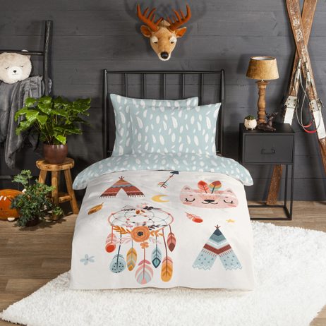 Flanelové povlečení Good Morning Dreamy 140x200/70x90 cm