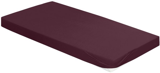 Bierbaum jersey prostěradlo vínová