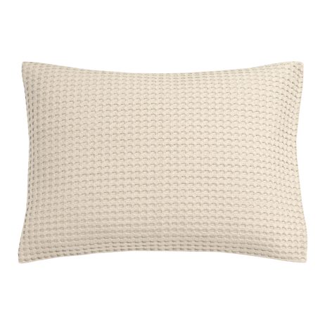 Vandyck Luxusní povlak na polštář Home Piqué waffle 40x55cm Cream tan
