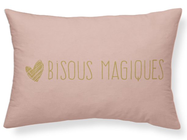 TODAY KIDS detský vankúš Back To School 30x50 cm - ružový