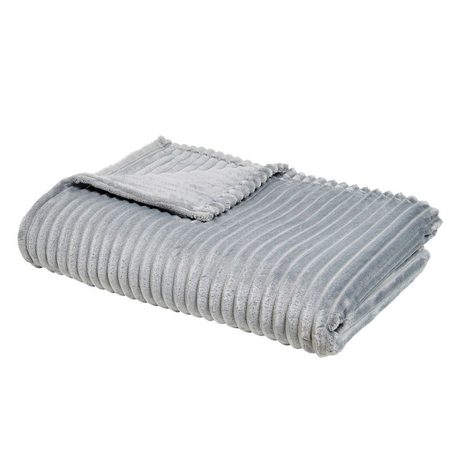 TODAY pléd Ribbed 150x200 cm Acier