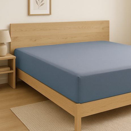 Prostěradlo Vandyck Jersey Supreme XXL 200-210x220 cm Faded denim