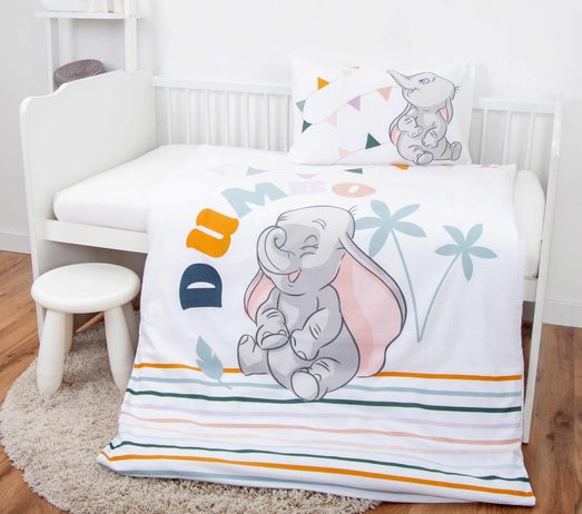 Povlečení pro miminka Dumbo 100x135/40x60cm