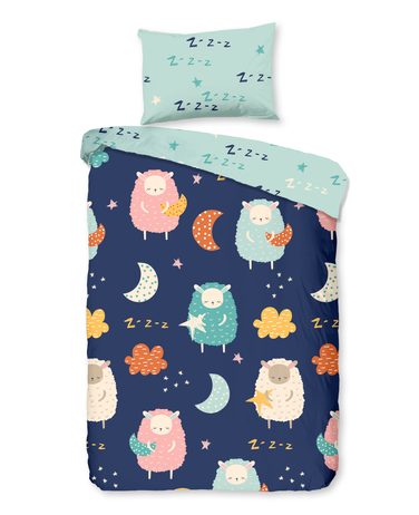 Obliečky Good Morning 100% bavlna Sheep 140x200/70x90 cm