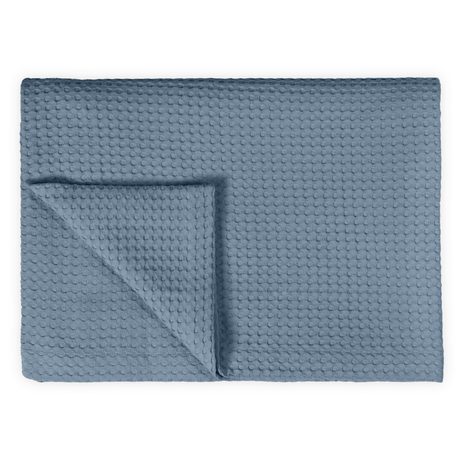 Vandyck Luxusní přehoz na postel Home Piqué waffle Faded denim