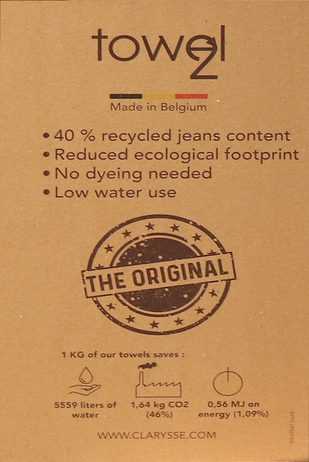 Clarysse Towel2 ECO ručník denim