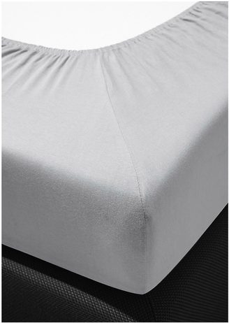Bierbaum saténové prostěradlo Grau - světle šedá