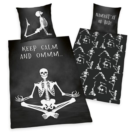 Obliečky Skeleton 140x200/70x90cm