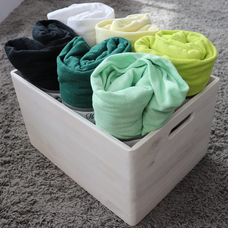 Homeville froté prostěradlo české výroby černá 30cm výška