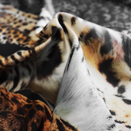 Bierbaum obliečka bavlnený satén 5179D Leopard 140x200/70x90 cm